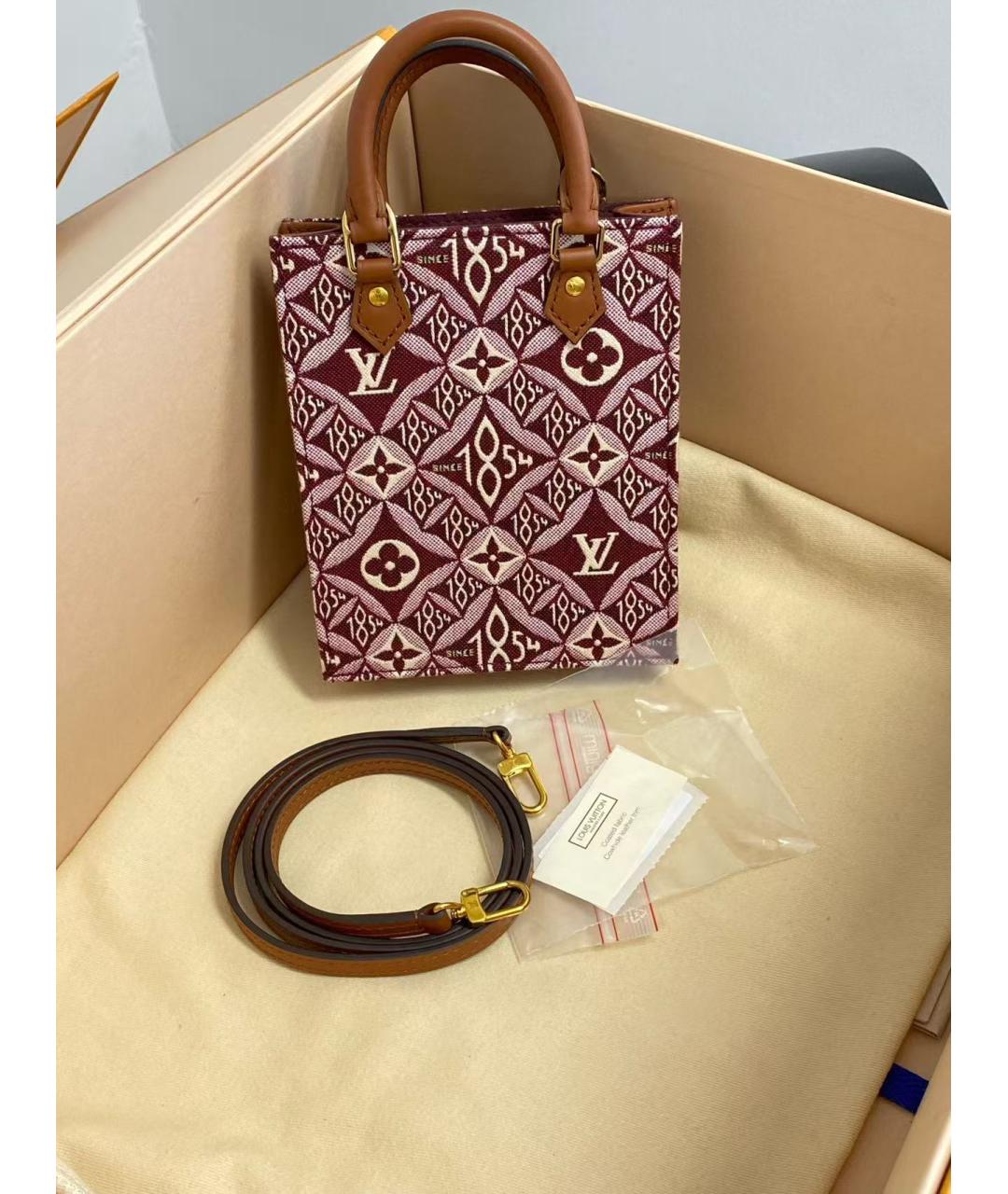 LOUIS VUITTON Красная сумка с короткими ручками, фото 3