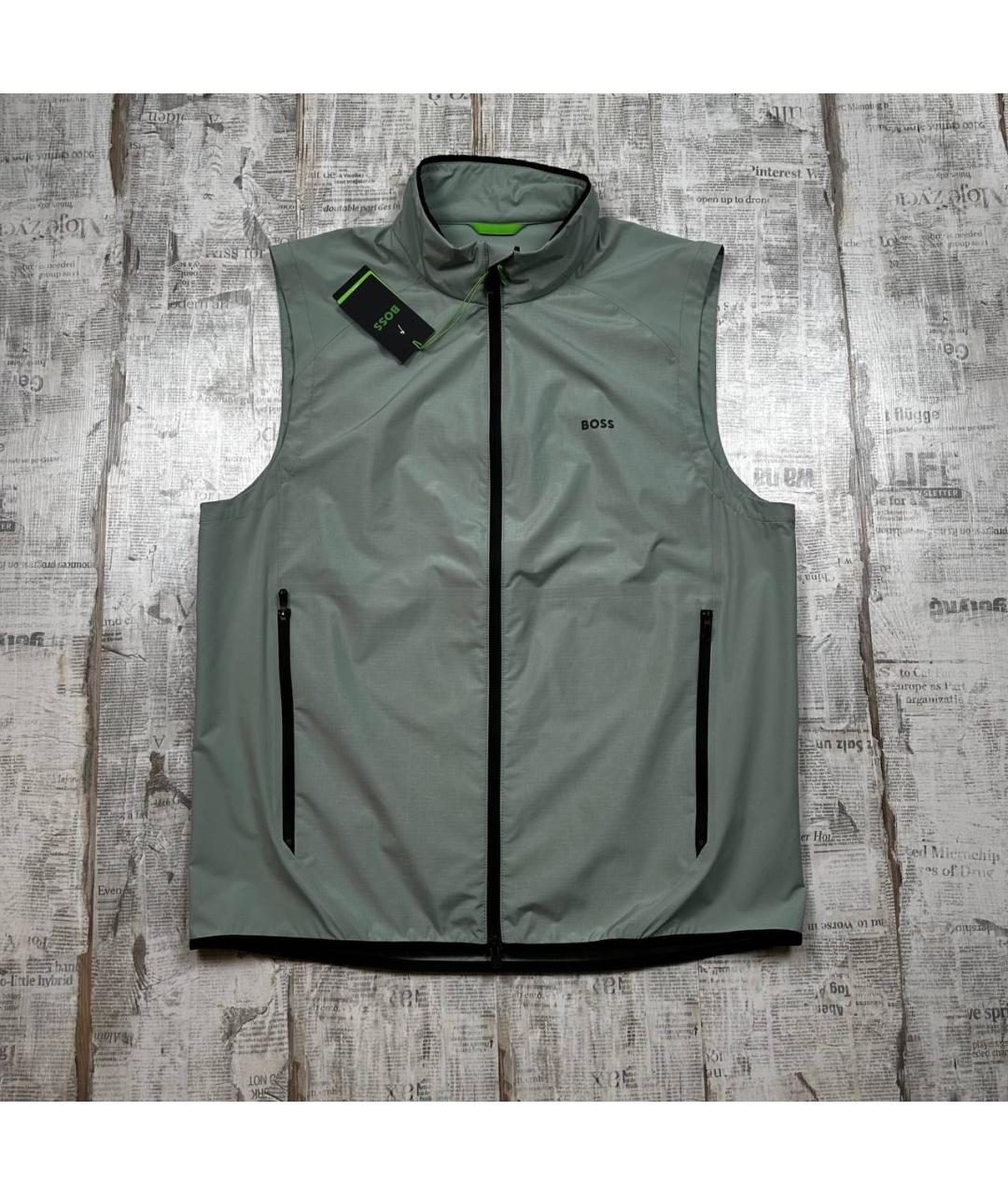 HUGO BOSS Салатовый жилет, фото 8