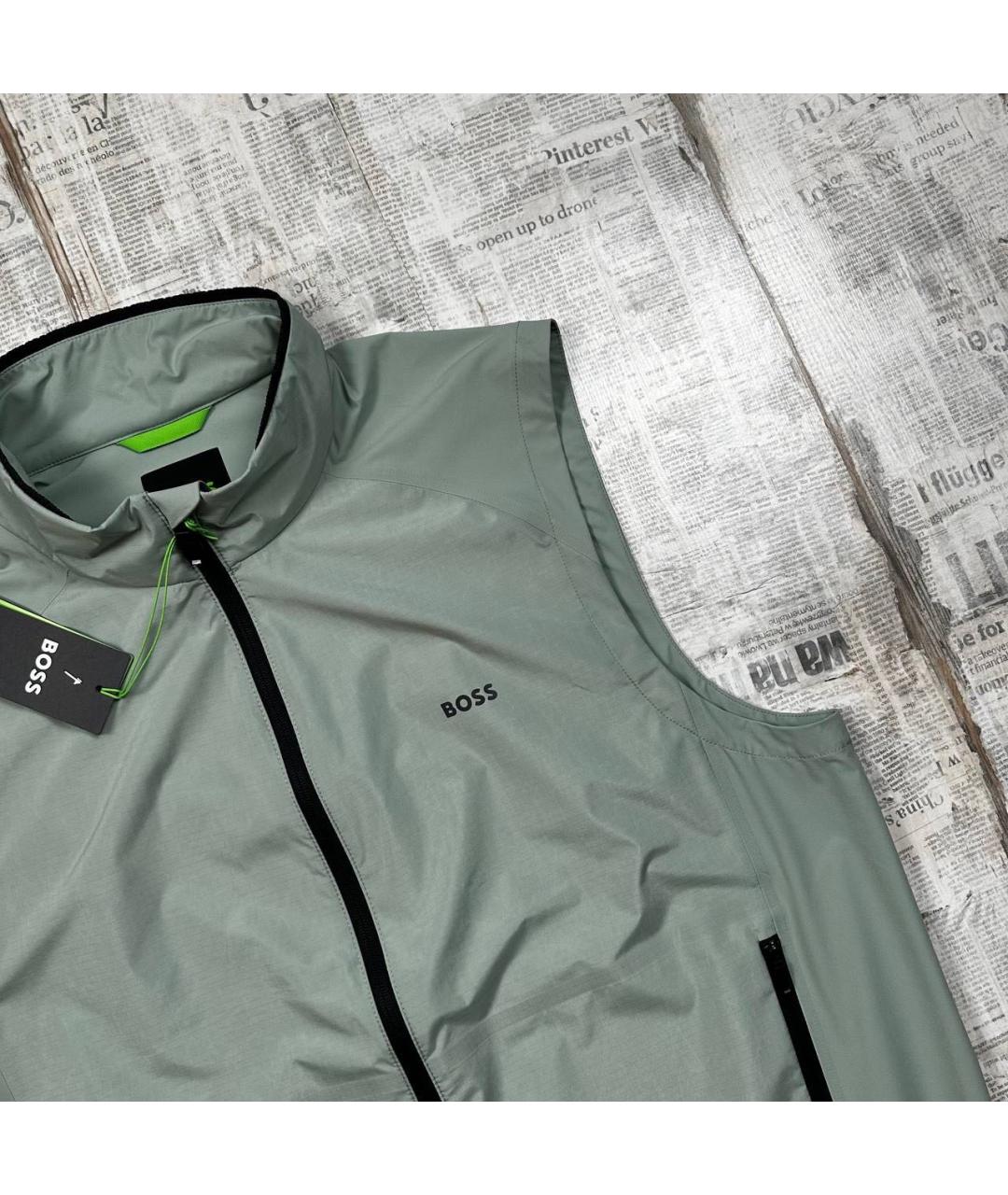 HUGO BOSS Салатовый жилет, фото 2