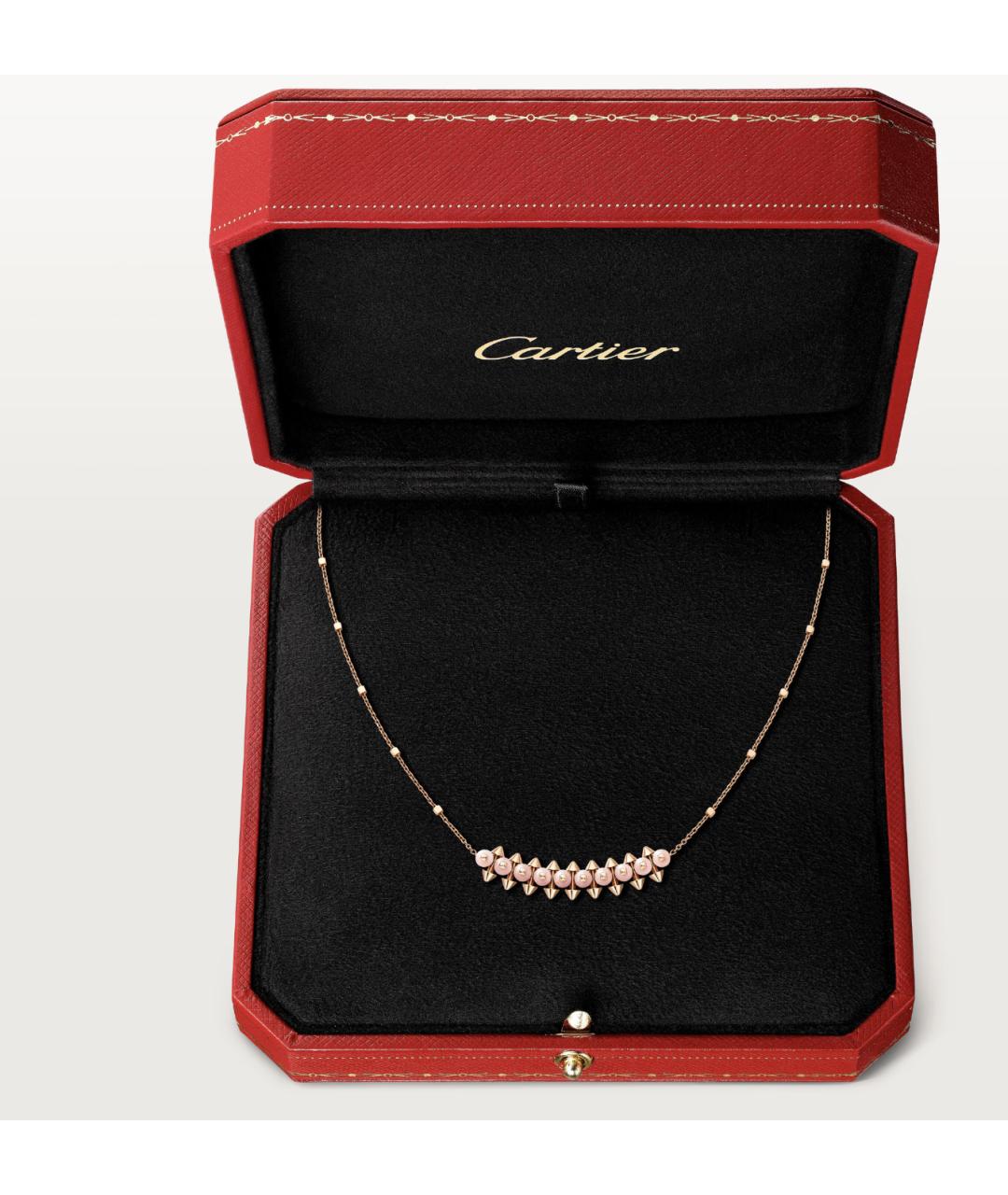 CARTIER Золотое колье из розового золота, фото 2