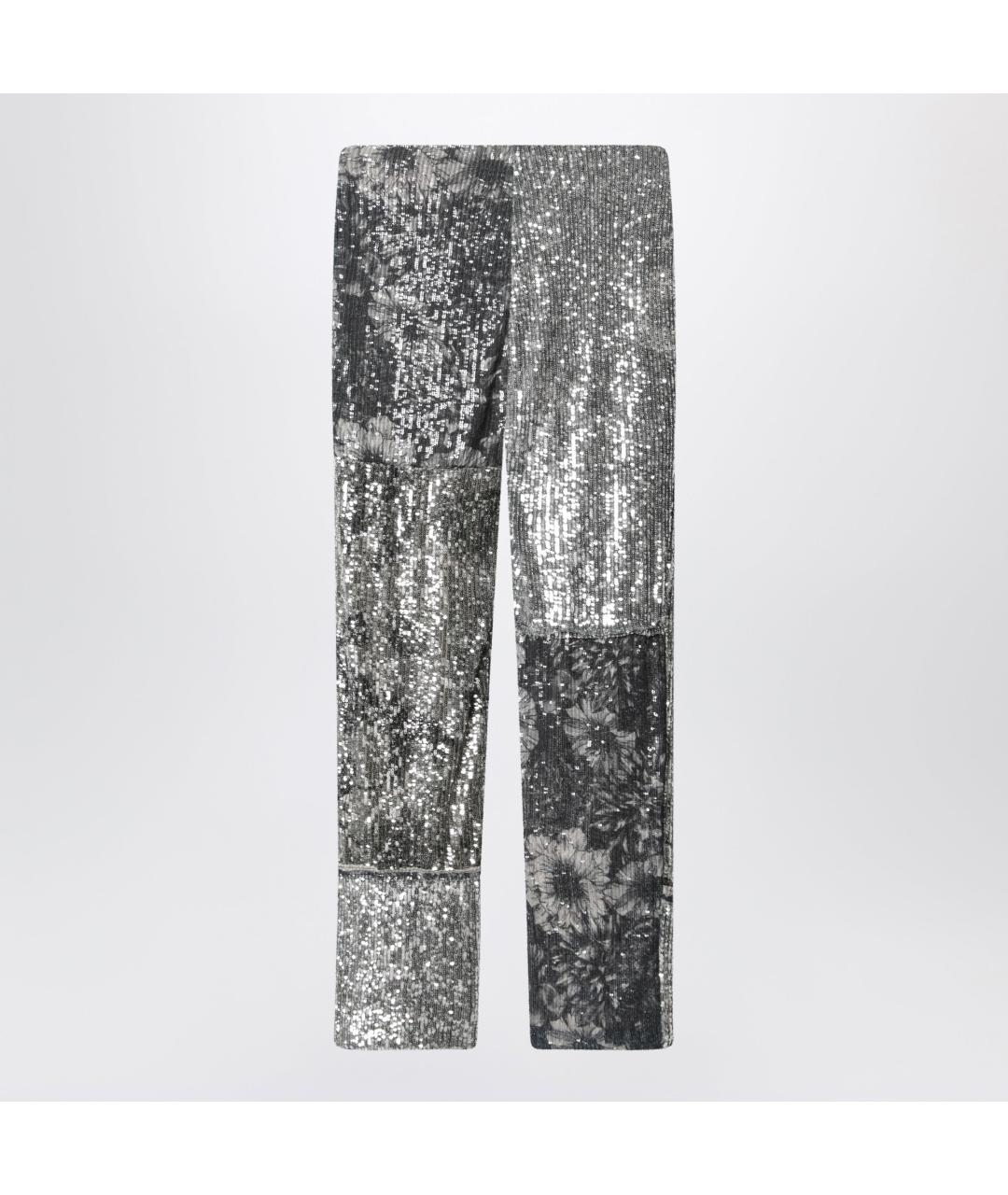 MAISON MARGIELA Мульти полиэстеровые прямые брюки, фото 2