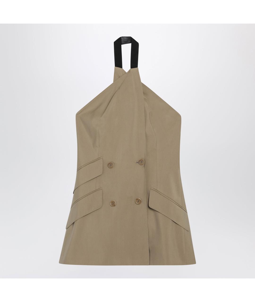 MAX MARA Бежевый шерстяной жилет, фото 3