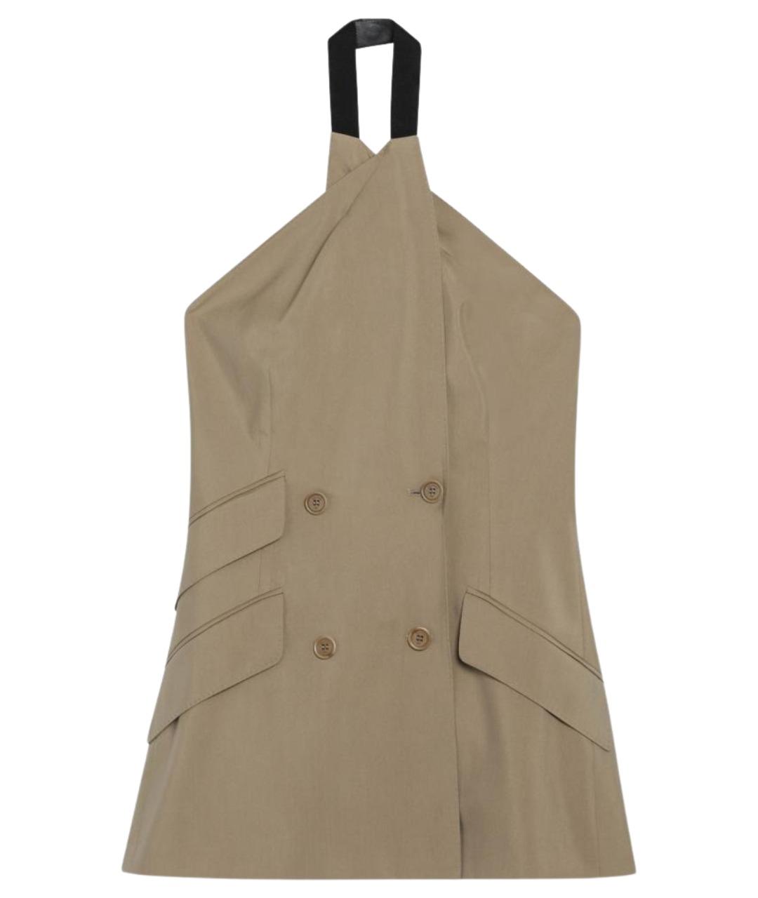 MAX MARA Бежевый шерстяной жилет, фото 1