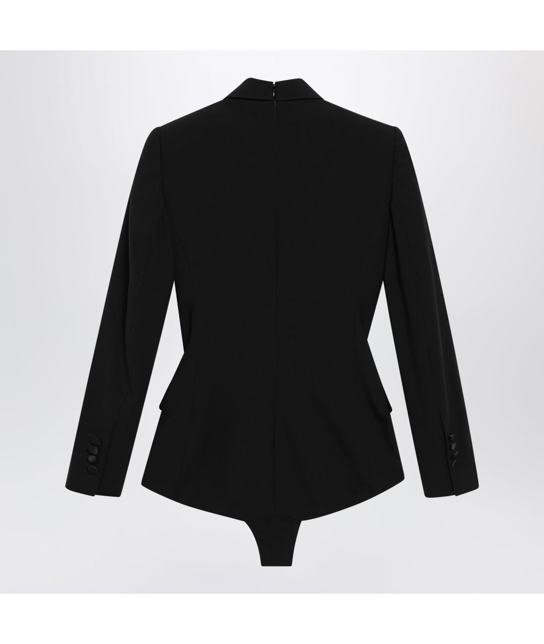 DOLCE&GABBANA Черный шерстяной жакет/пиджак, фото 2