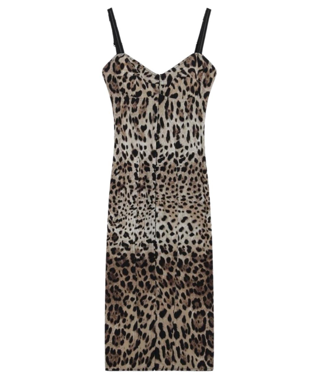 DOLCE&GABBANA Мульти полиамидовое повседневное платье, фото 1