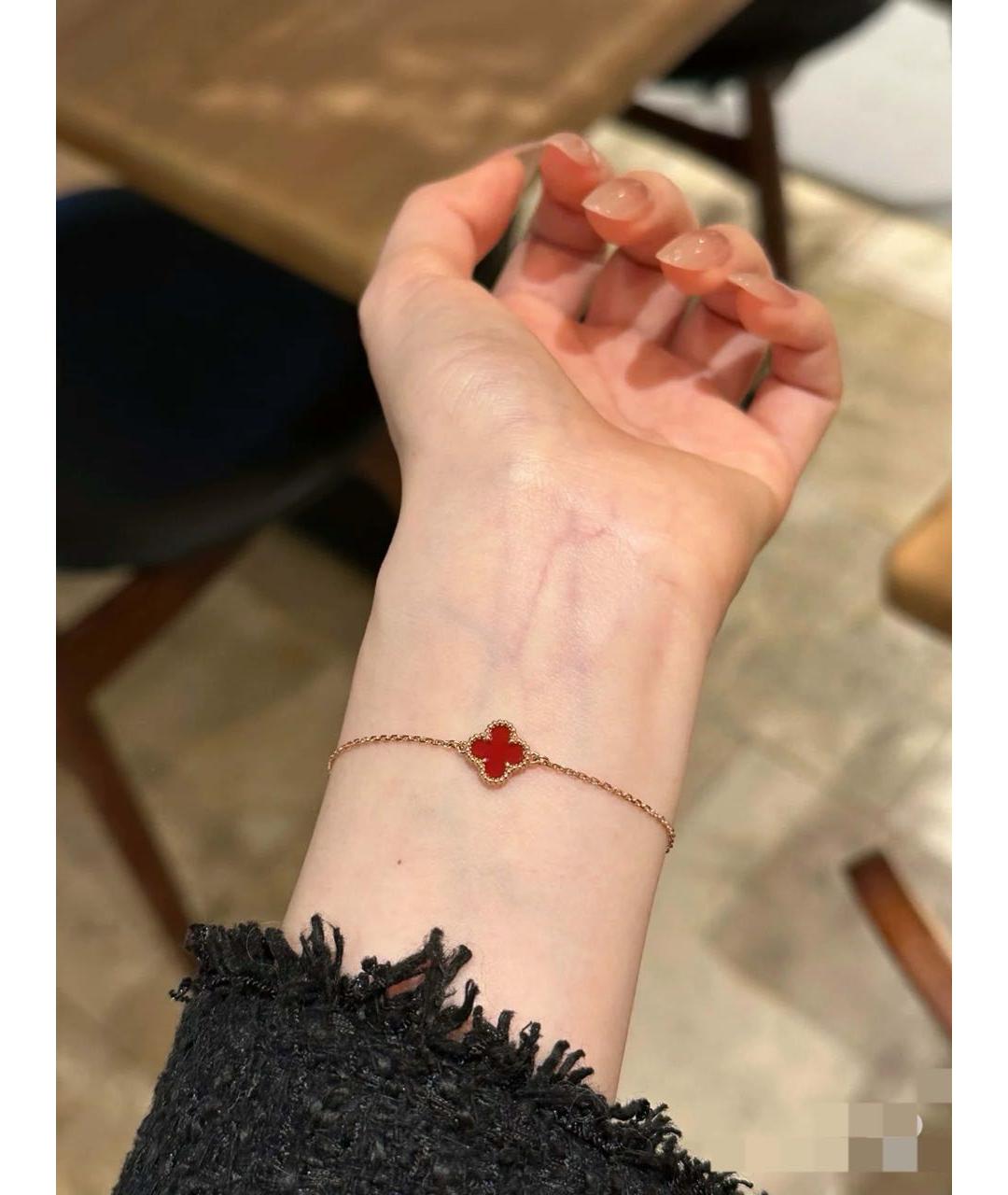 VAN CLEEF & ARPELS Золотой браслет из розового золота, фото 5