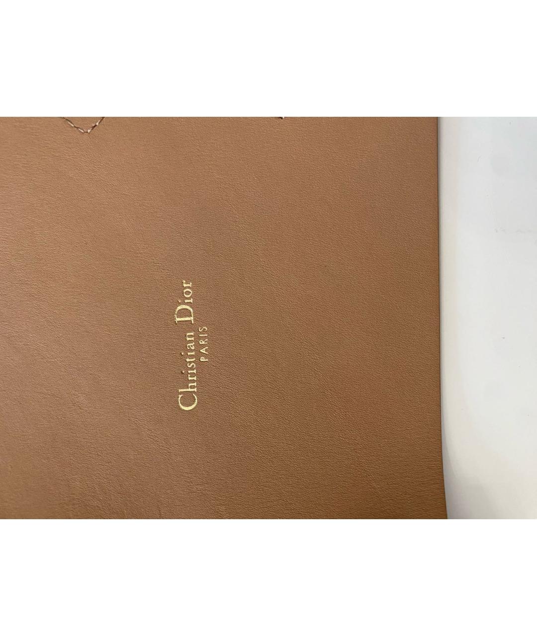 CHRISTIAN DIOR Коричневый кожаный ремень, фото 6