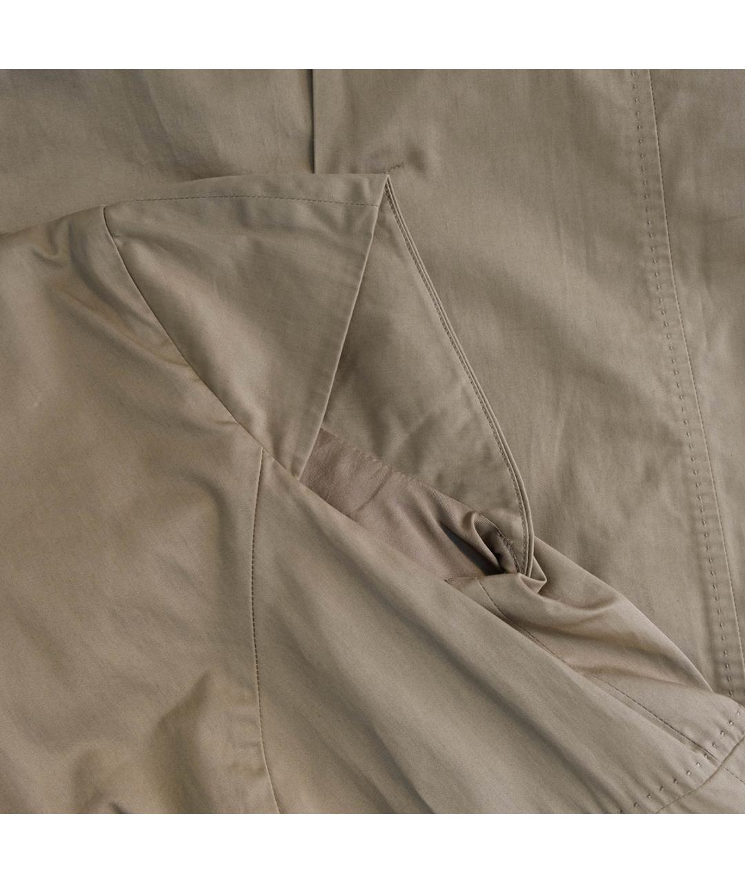 RED VALENTINO Бежевое хлопковое повседневное платье, фото 4