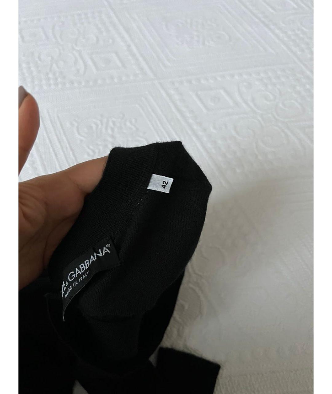 DOLCE&GABBANA Черный кардиган, фото 4