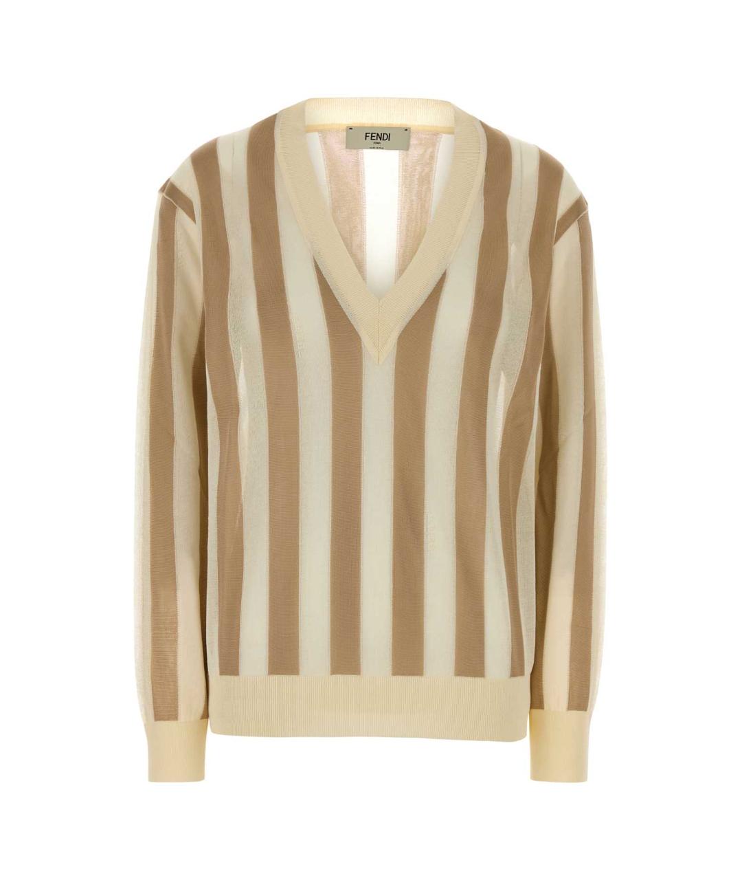 FENDI Мульти шелковый джемпер / свитер, фото 1