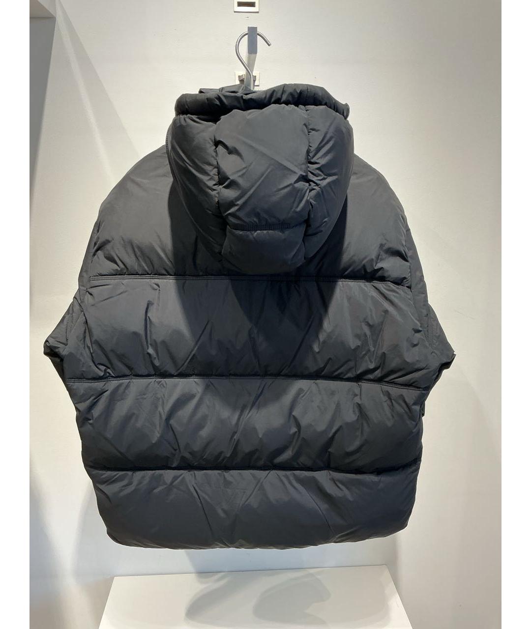 HUGO Черный полиамидовый пуховик, фото 4