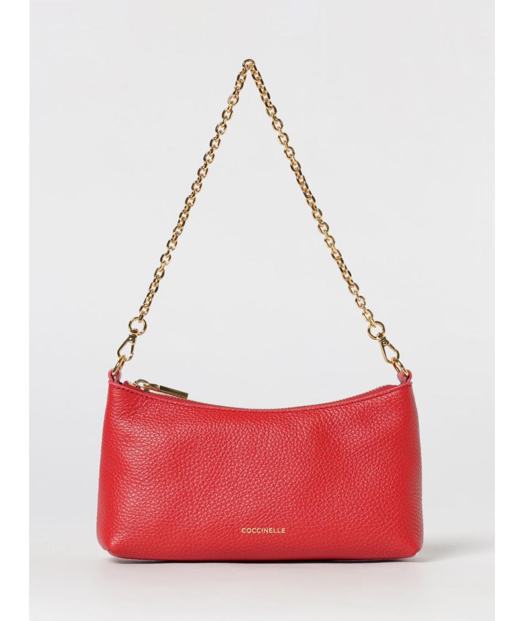 COCCINELLE Красная сумка через плечо, фото 4