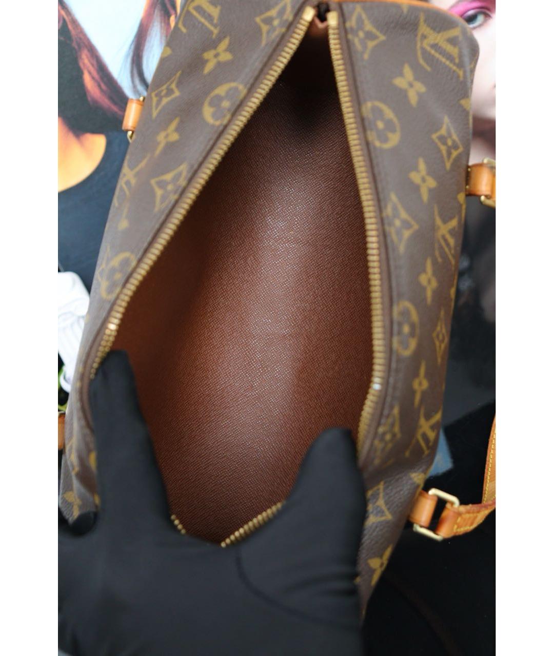 LOUIS VUITTON Коричневая сумка с короткими ручками, фото 8