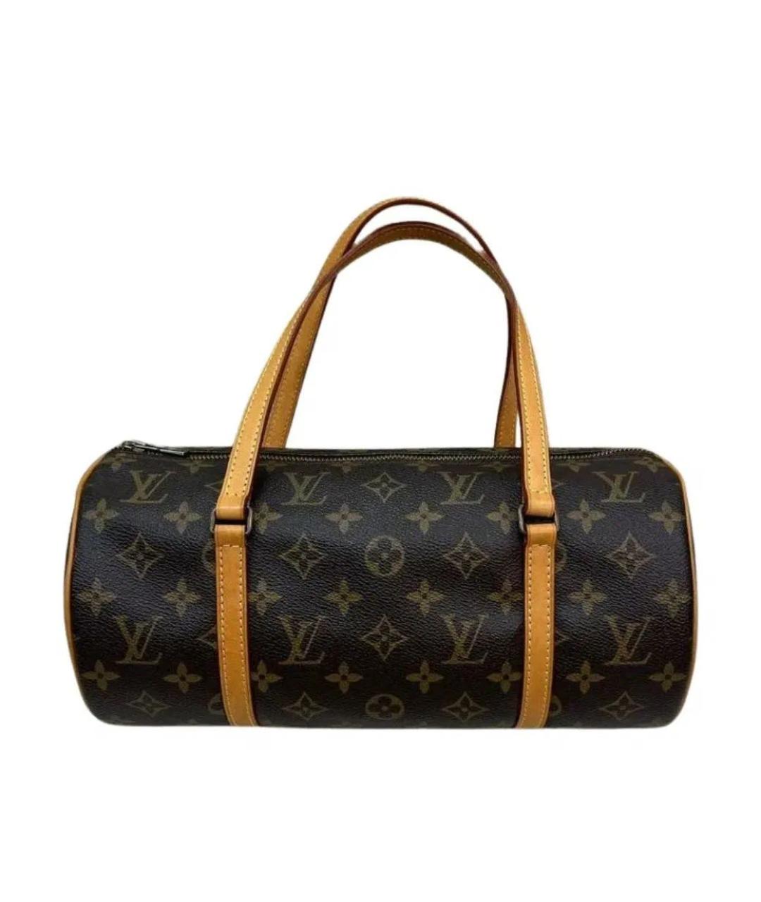 LOUIS VUITTON Коричневая сумка с короткими ручками, фото 9