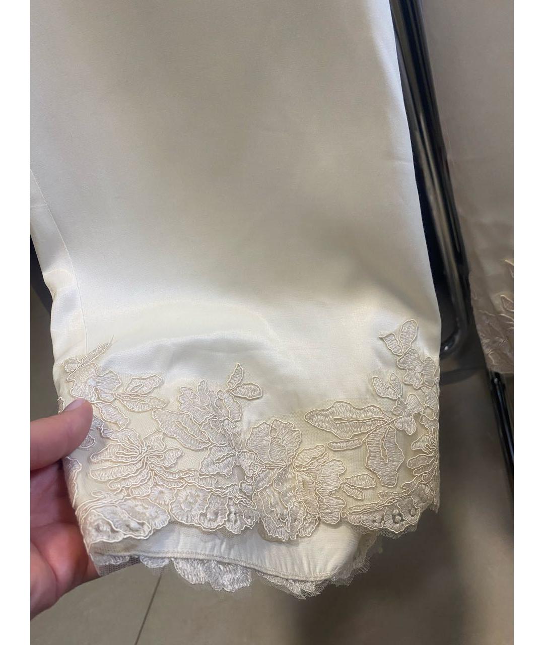 ERMANNO SCERVINO Бежевые вискозные кюлоты, фото 4