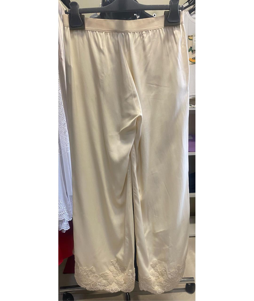ERMANNO SCERVINO Бежевые вискозные кюлоты, фото 3