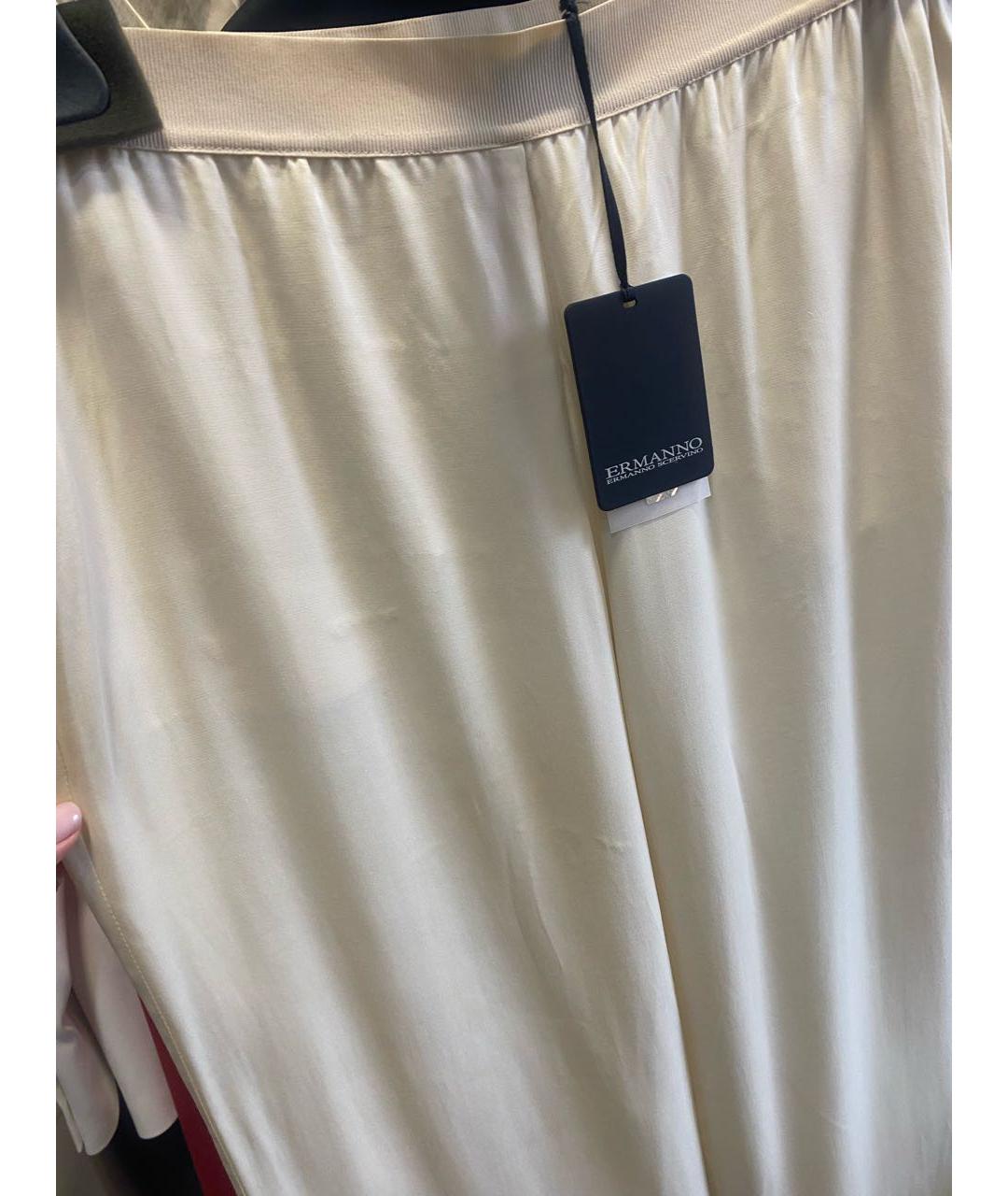ERMANNO SCERVINO Бежевые вискозные кюлоты, фото 2