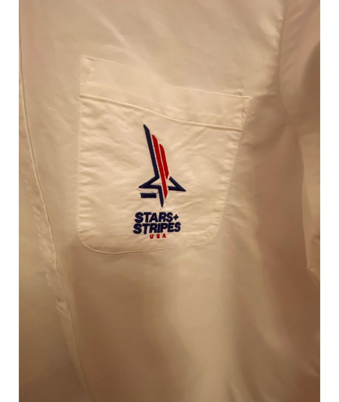 RALPH LAUREN Белая хлопковая кэжуал рубашка, фото 5