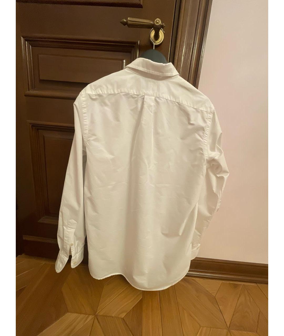 RALPH LAUREN Белая хлопковая кэжуал рубашка, фото 2