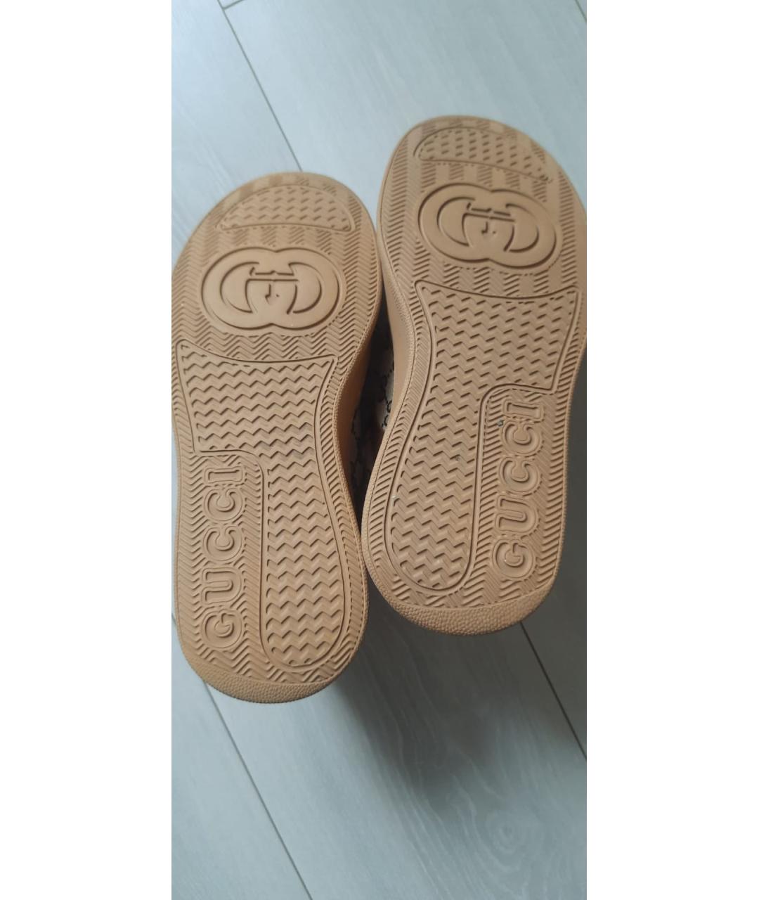 GUCCI Коричневые кроссовки, фото 5