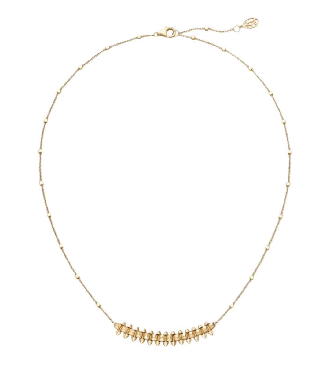 CARTIER Золотое колье из желтого золота, фото 1