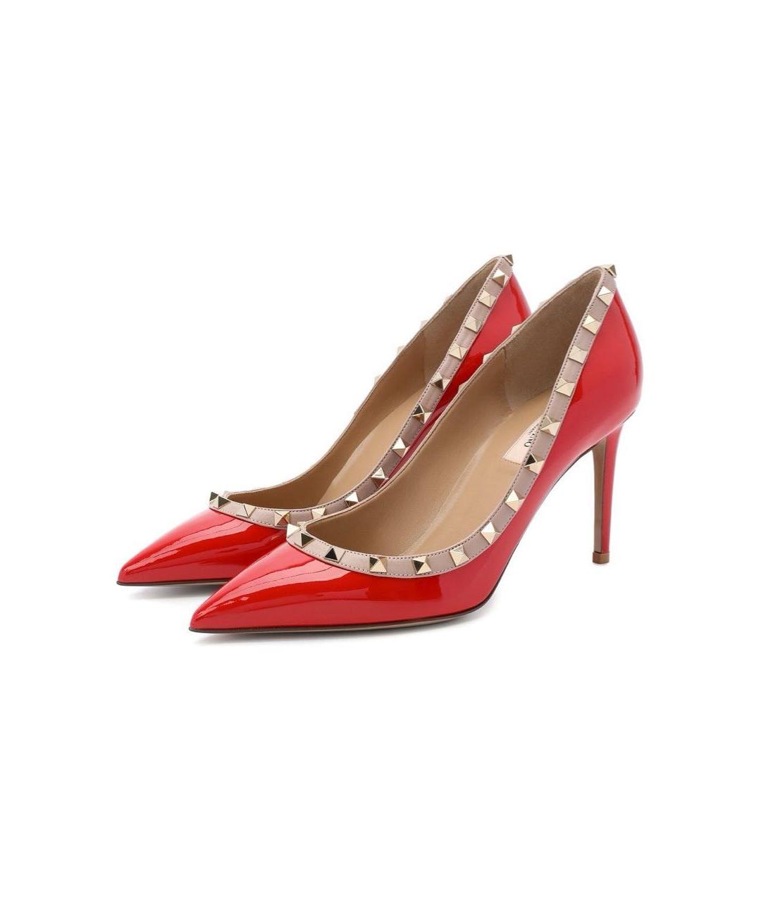 VALENTINO Красные туфли из лакированной кожи, фото 5