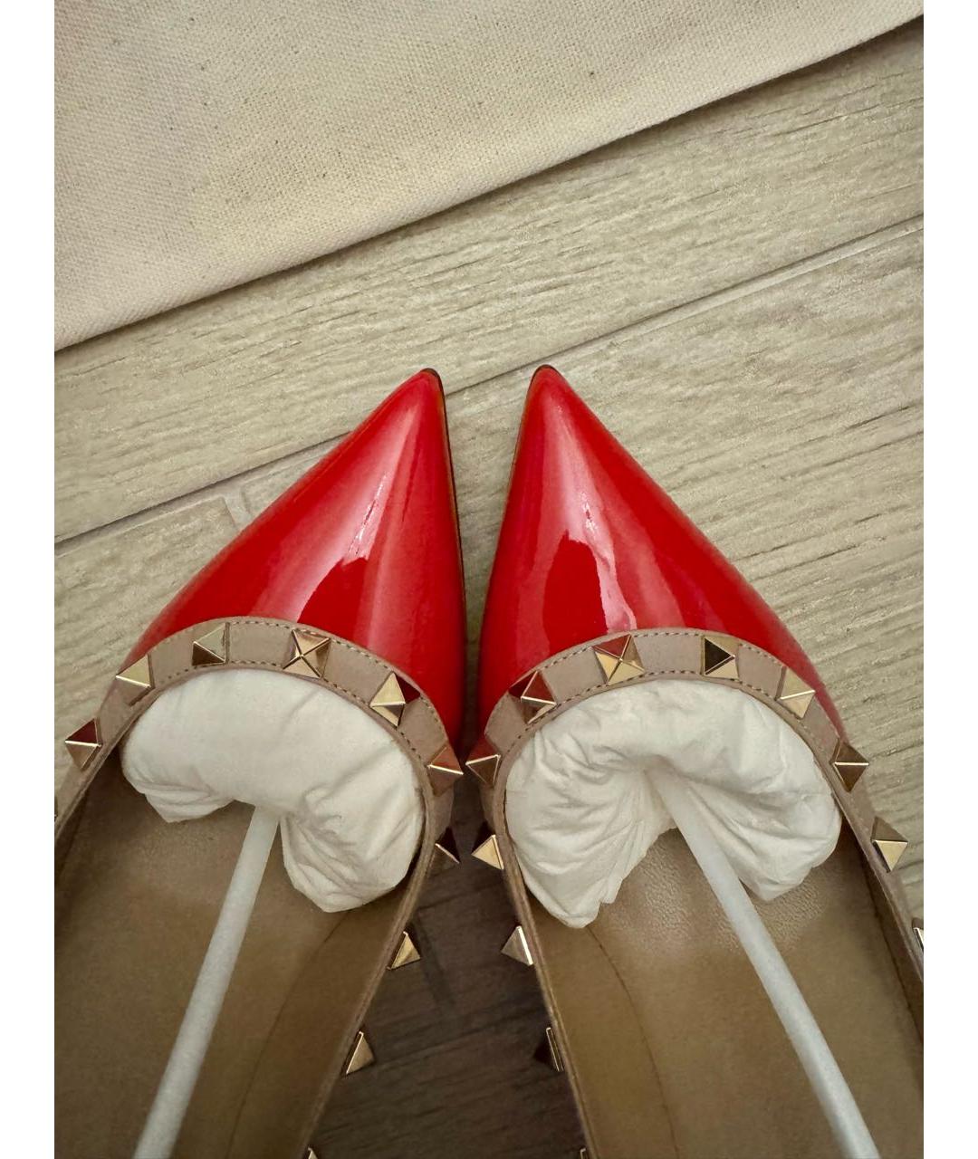 VALENTINO Красные туфли из лакированной кожи, фото 3