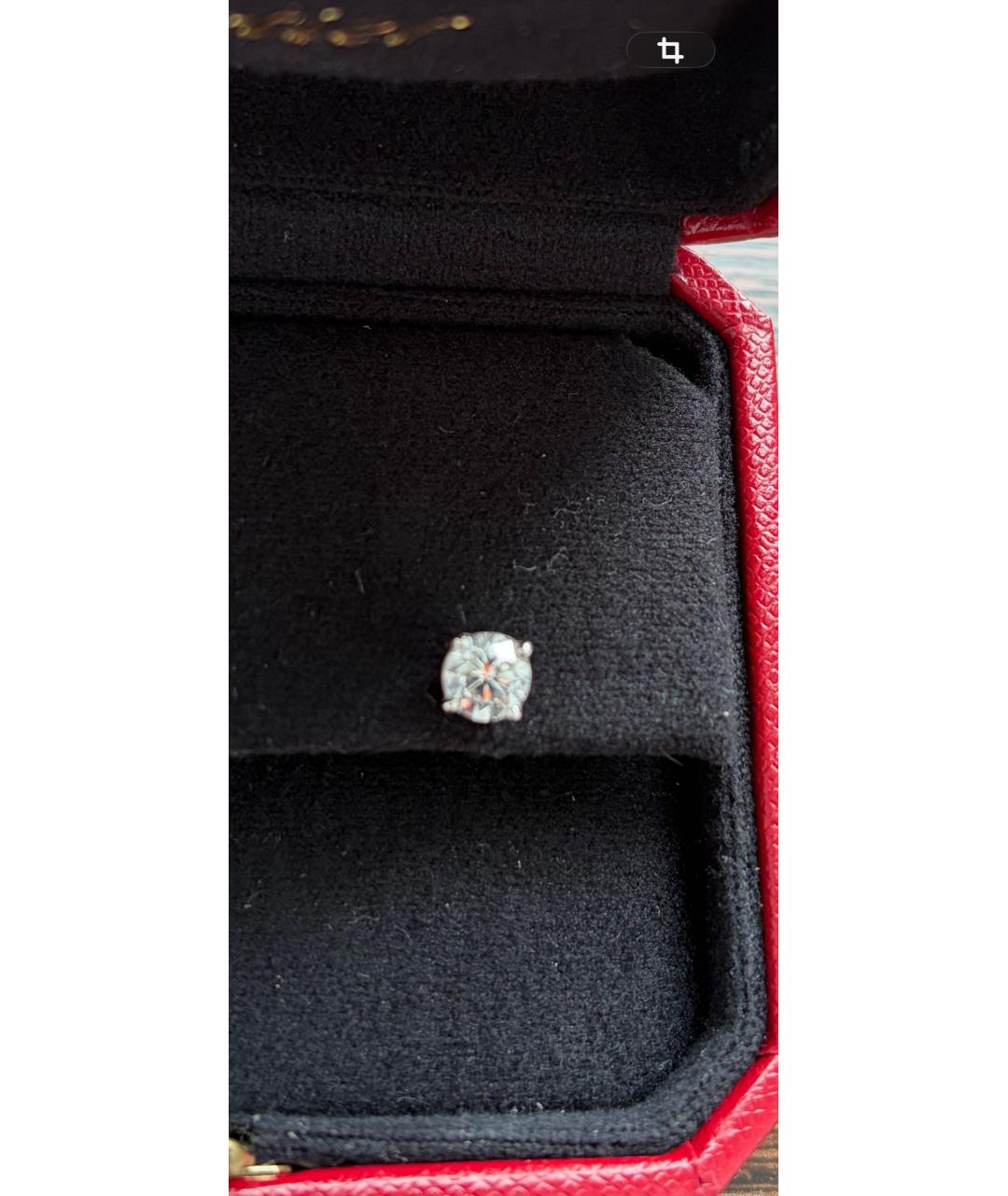 CARTIER Серебряные серьги из белого золота, фото 2