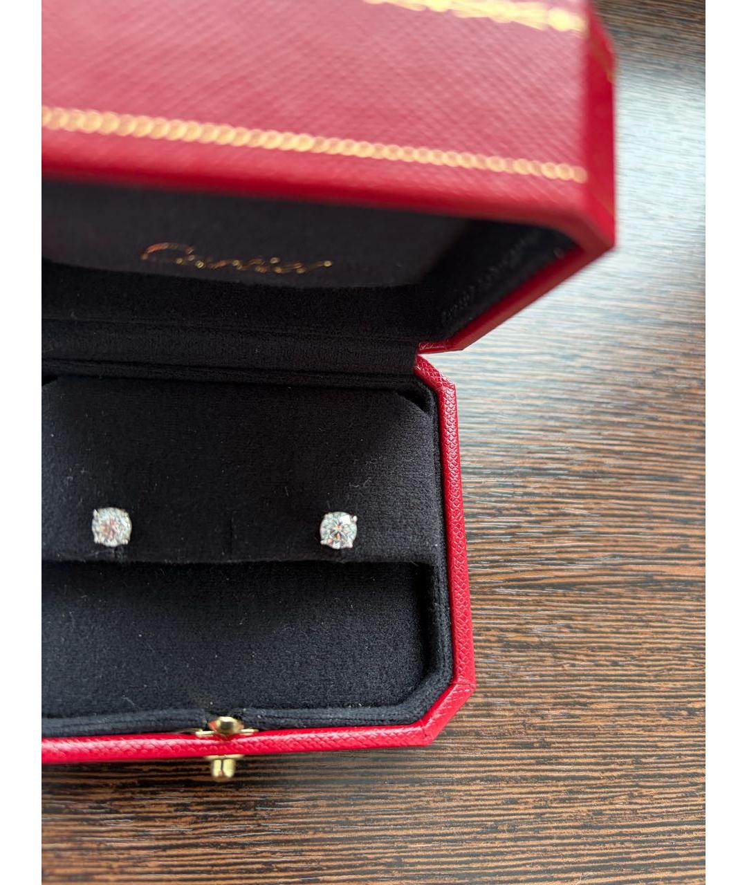 CARTIER Серебряные серьги из белого золота, фото 5