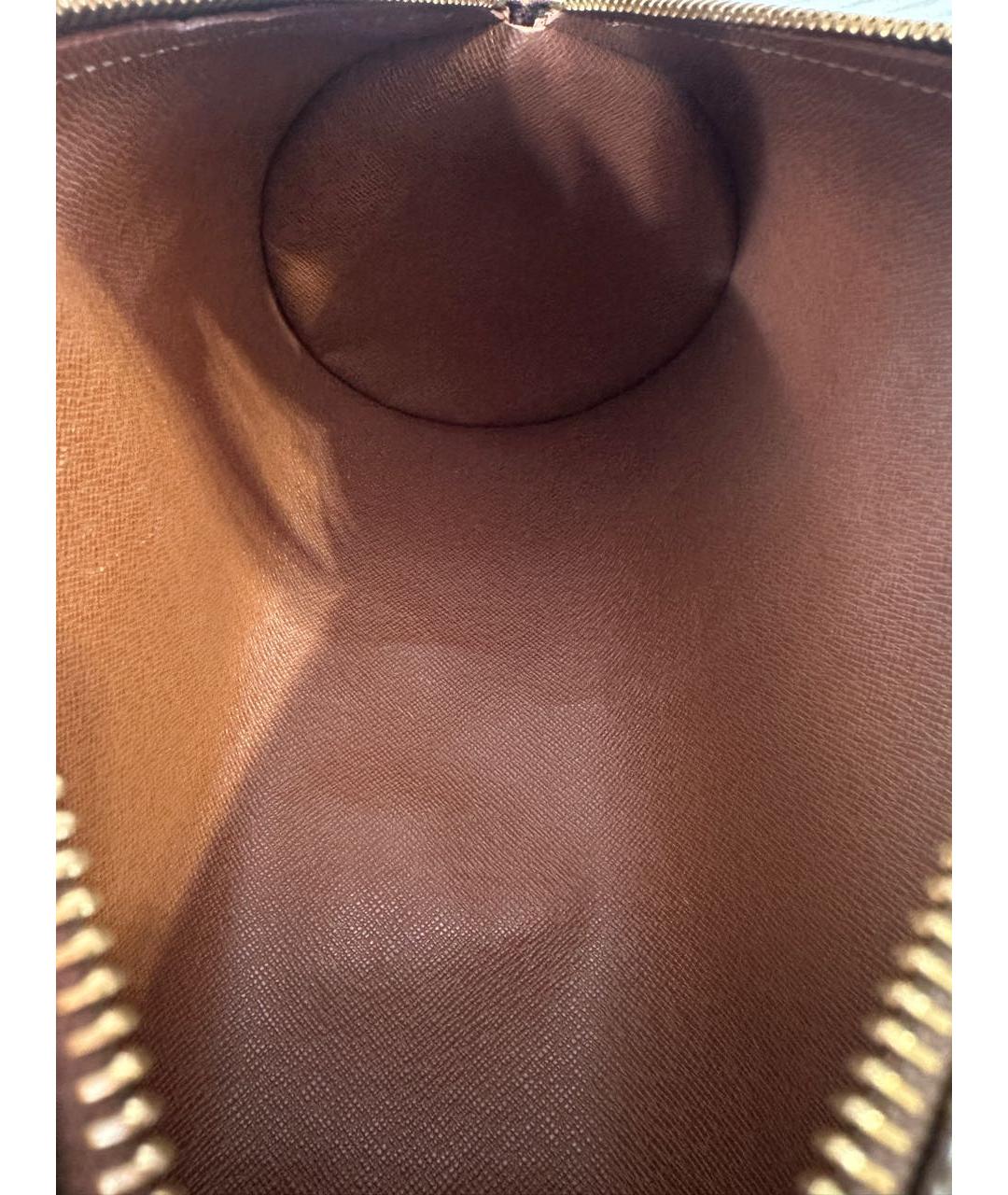 LOUIS VUITTON Коричневая сумка с короткими ручками, фото 6