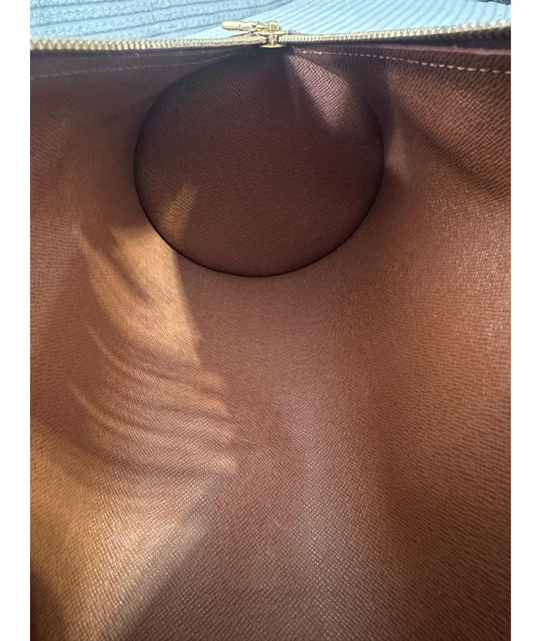 LOUIS VUITTON Коричневая сумка с короткими ручками, фото 7