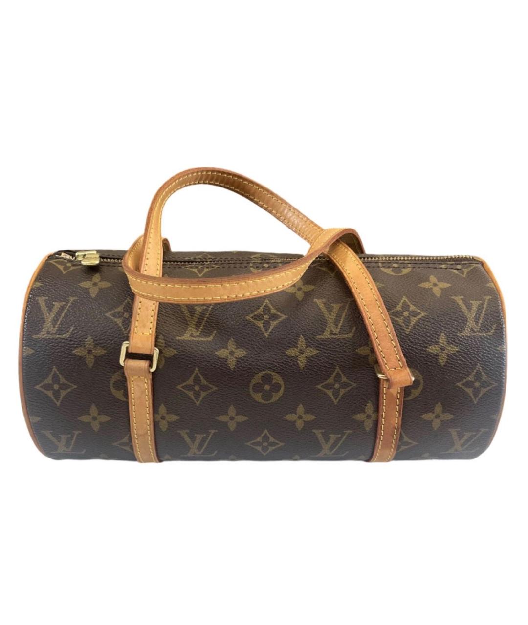 LOUIS VUITTON Коричневая сумка с короткими ручками, фото 9