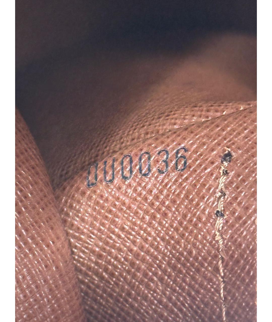 LOUIS VUITTON Коричневая сумка с короткими ручками, фото 8