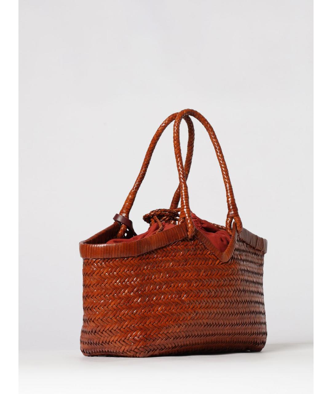 VIPERA Коричневая пелетеная сумка тоут, фото 2