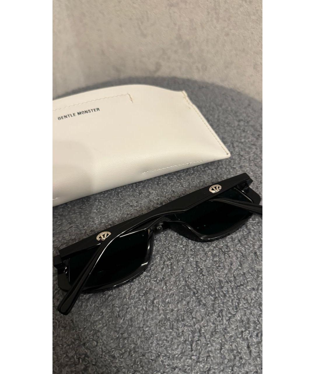 GENTLE MONSTER Черные пластиковые солнцезащитные очки, фото 2