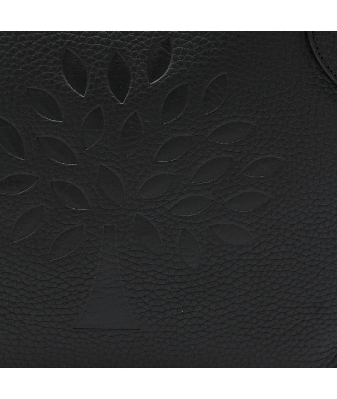 MULBERRY Черная кожаная сумка тоут, фото 4