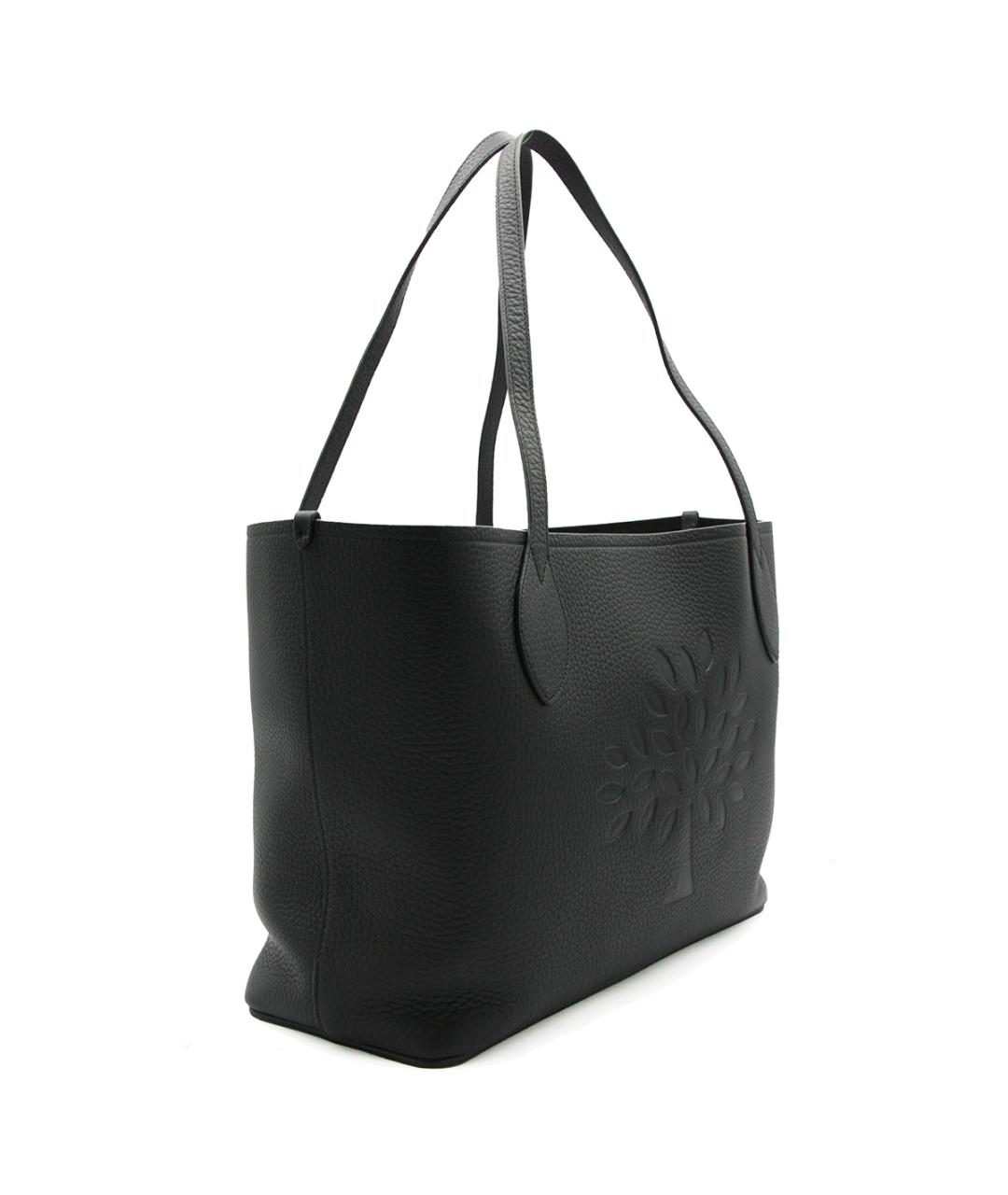 MULBERRY Черная кожаная сумка тоут, фото 2