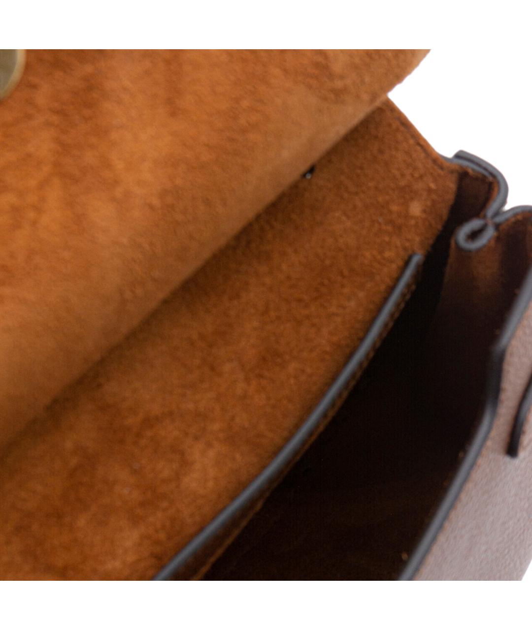 MULBERRY Коричневая кожаная сумка через плечо, фото 3