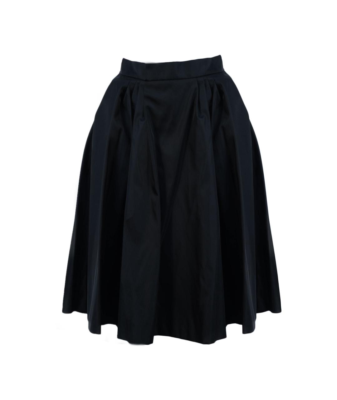 PRADA Черная полиамидовая юбка миди, фото 1