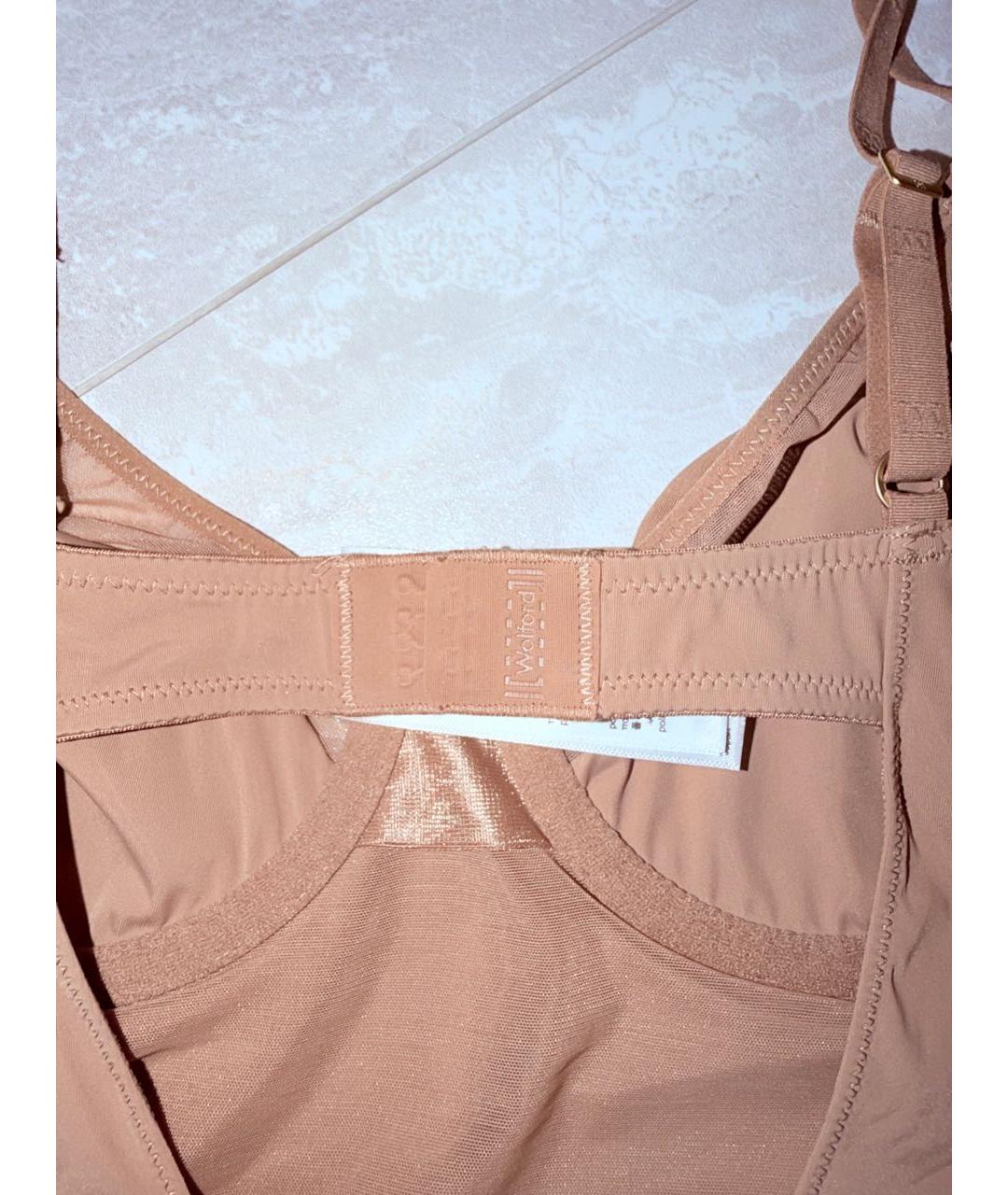 WOLFORD Бежевое полиамидовое боди, фото 4