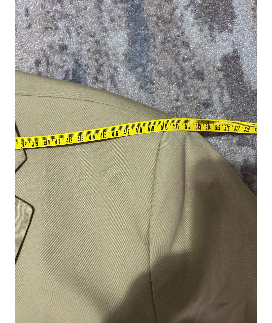 POLO RALPH LAUREN Бежевый хлопковый пиджак, фото 4