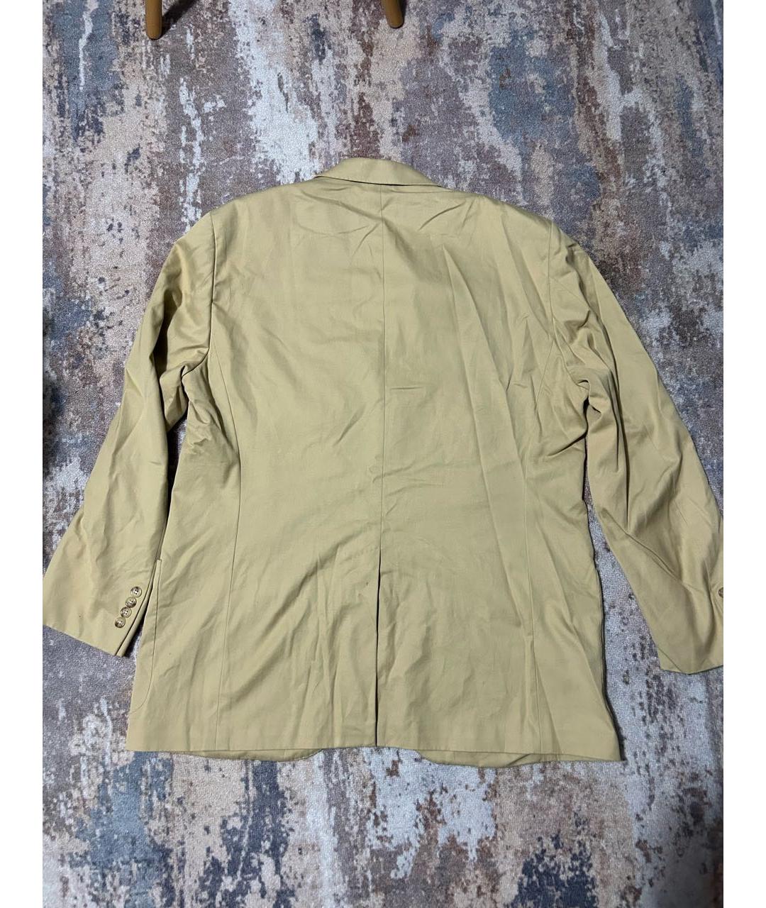 POLO RALPH LAUREN Бежевый хлопковый пиджак, фото 2