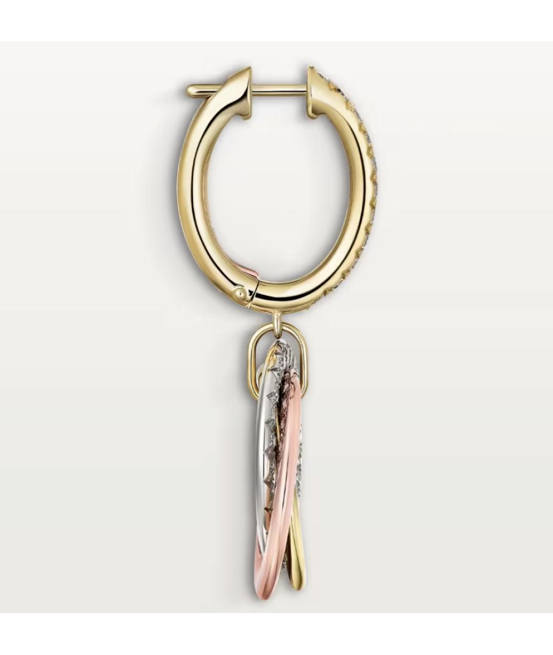 CARTIER Мульти серьги из желтого золота, фото 2