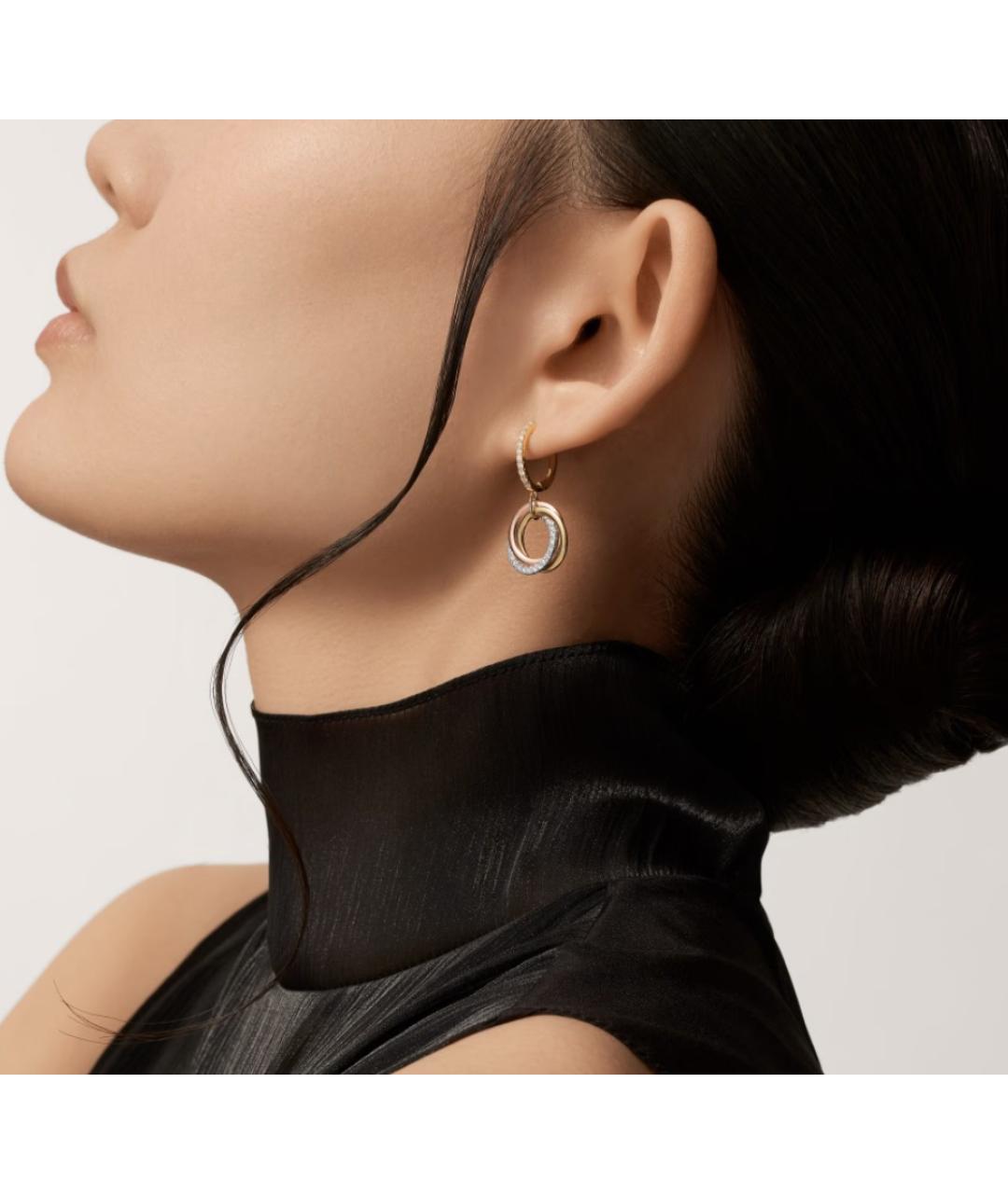 CARTIER Мульти серьги из желтого золота, фото 3