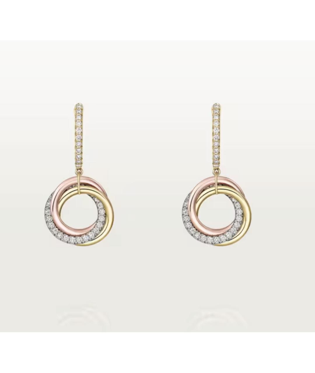 CARTIER Мульти серьги из желтого золота, фото 4