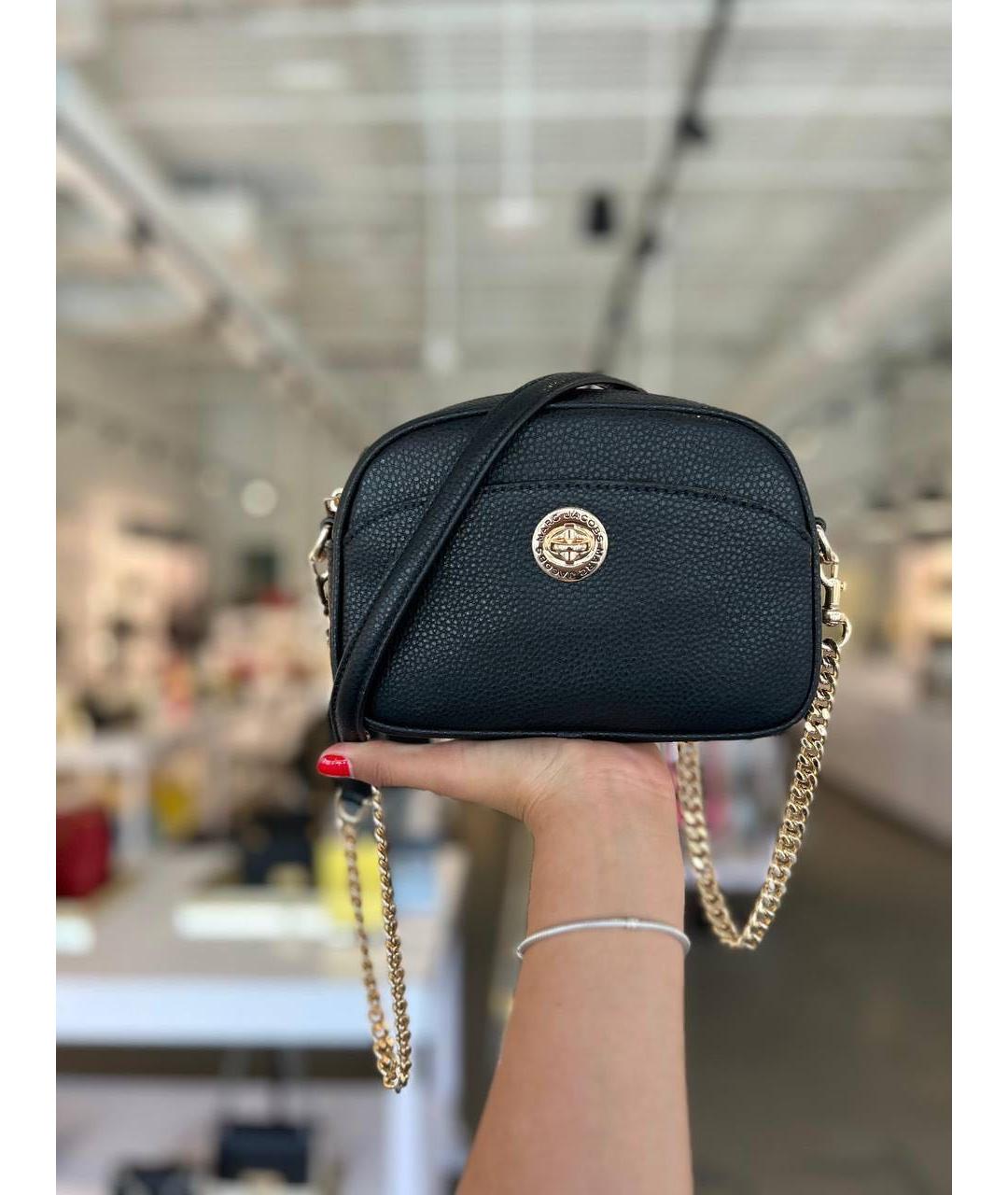 MARC JACOBS Черная кожаная сумка через плечо, фото 7