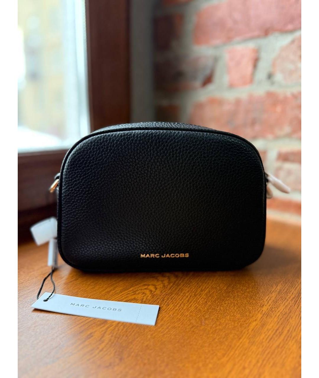 MARC JACOBS Черная кожаная сумка через плечо, фото 3
