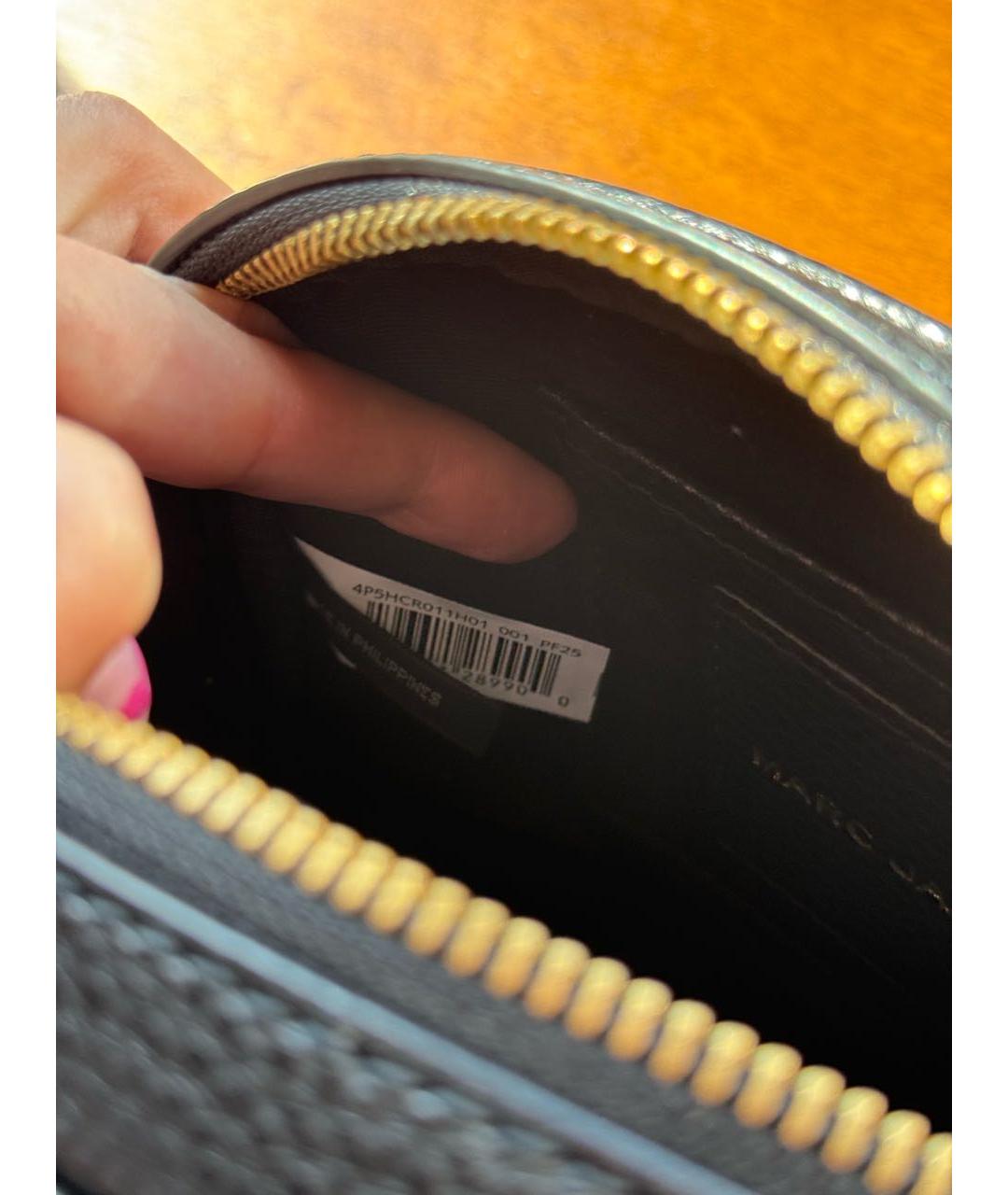 MARC JACOBS Черная кожаная сумка через плечо, фото 5