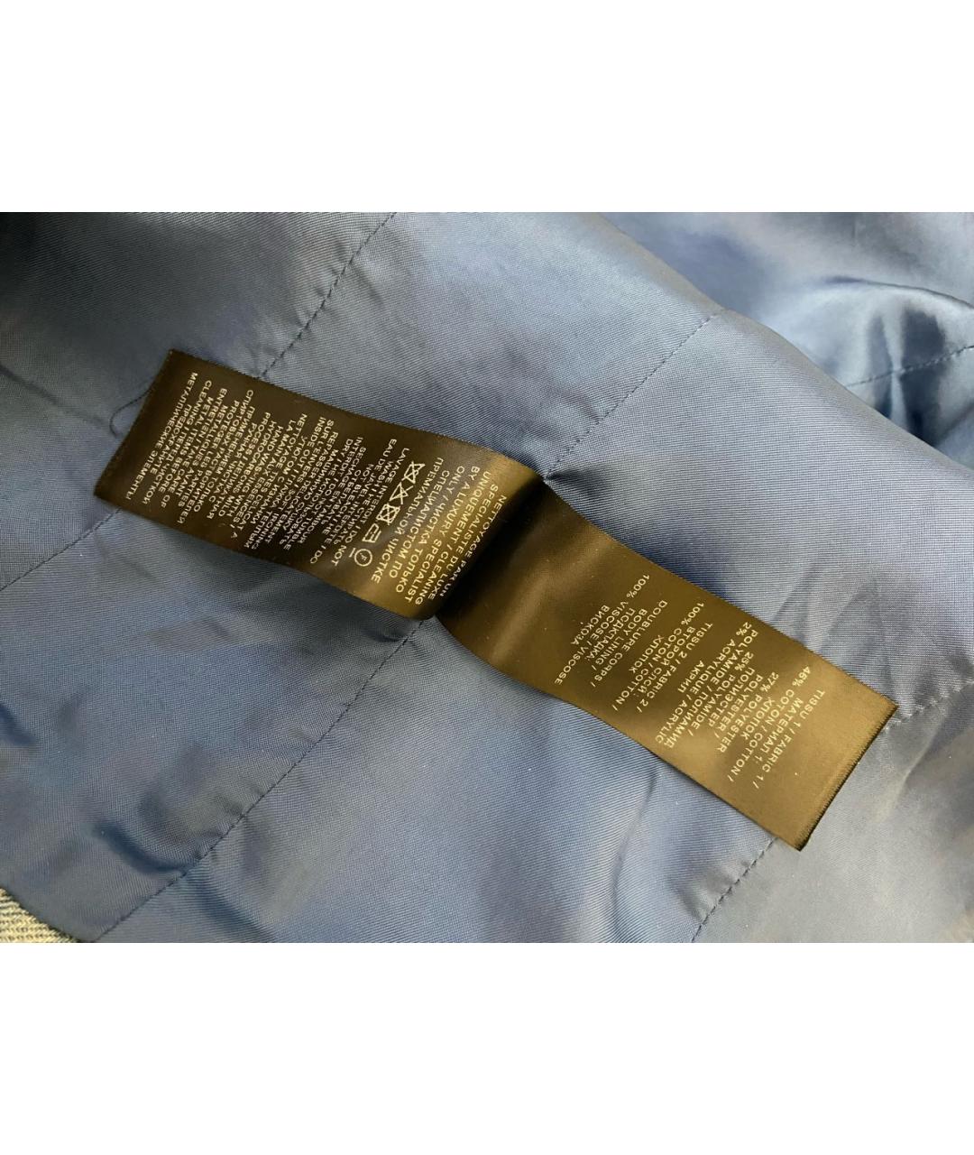 BALMAIN Голубой твидовый жакет/пиджак, фото 8