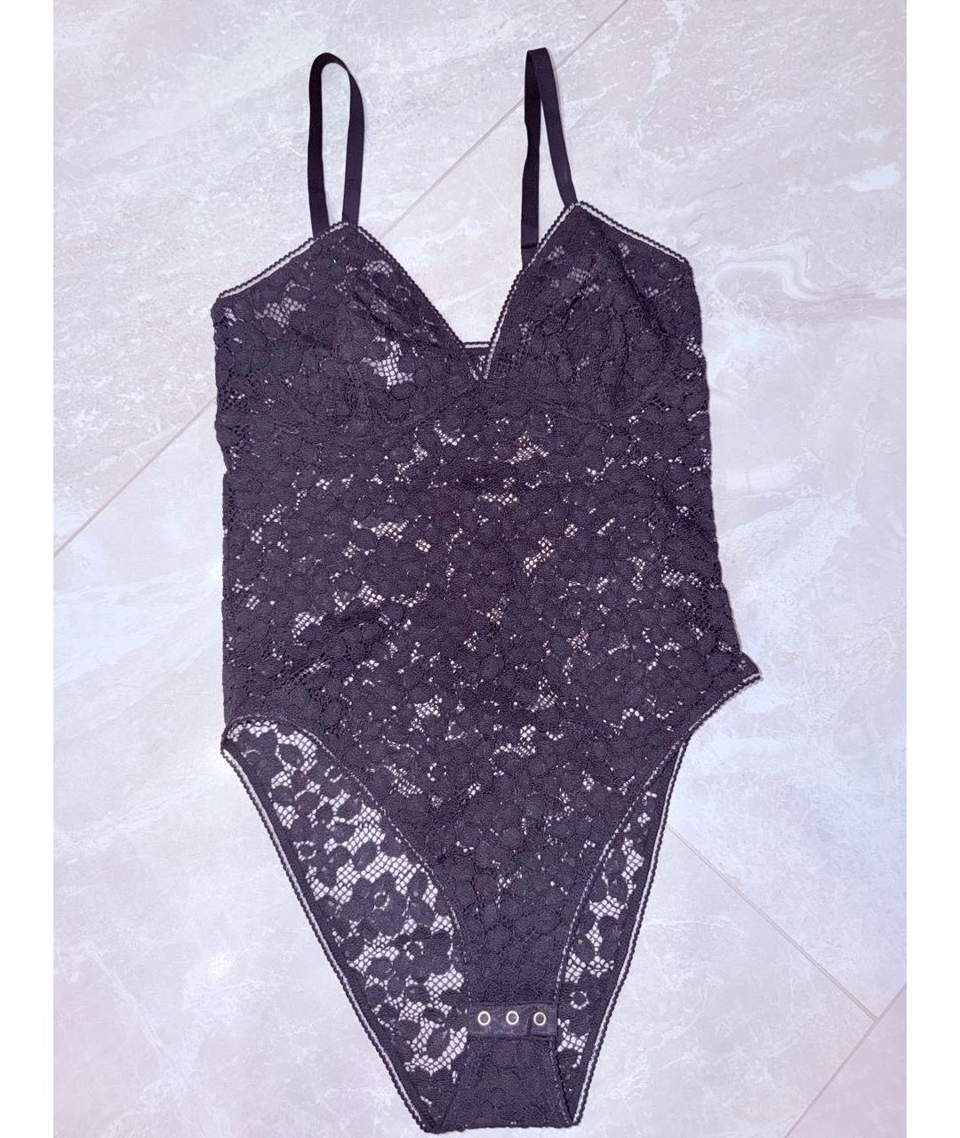 WOLFORD Черное полиамидовое боди, фото 6